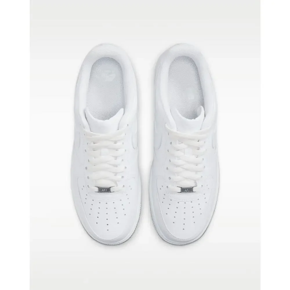 NIKE Men's Air Force 1 '07 Shoes Size 9.5 In White/White